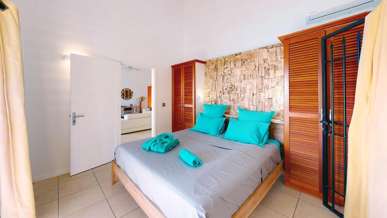 Villa Deluxe L'Hacienda Villa Vue Mer 180 Piscine Jacuzzi Proche Plage Marina Golf Pointe Des Chateaux Et Casino Jardin Clos Voyage Durable Saint-Francois  Ngoại thất bức ảnh