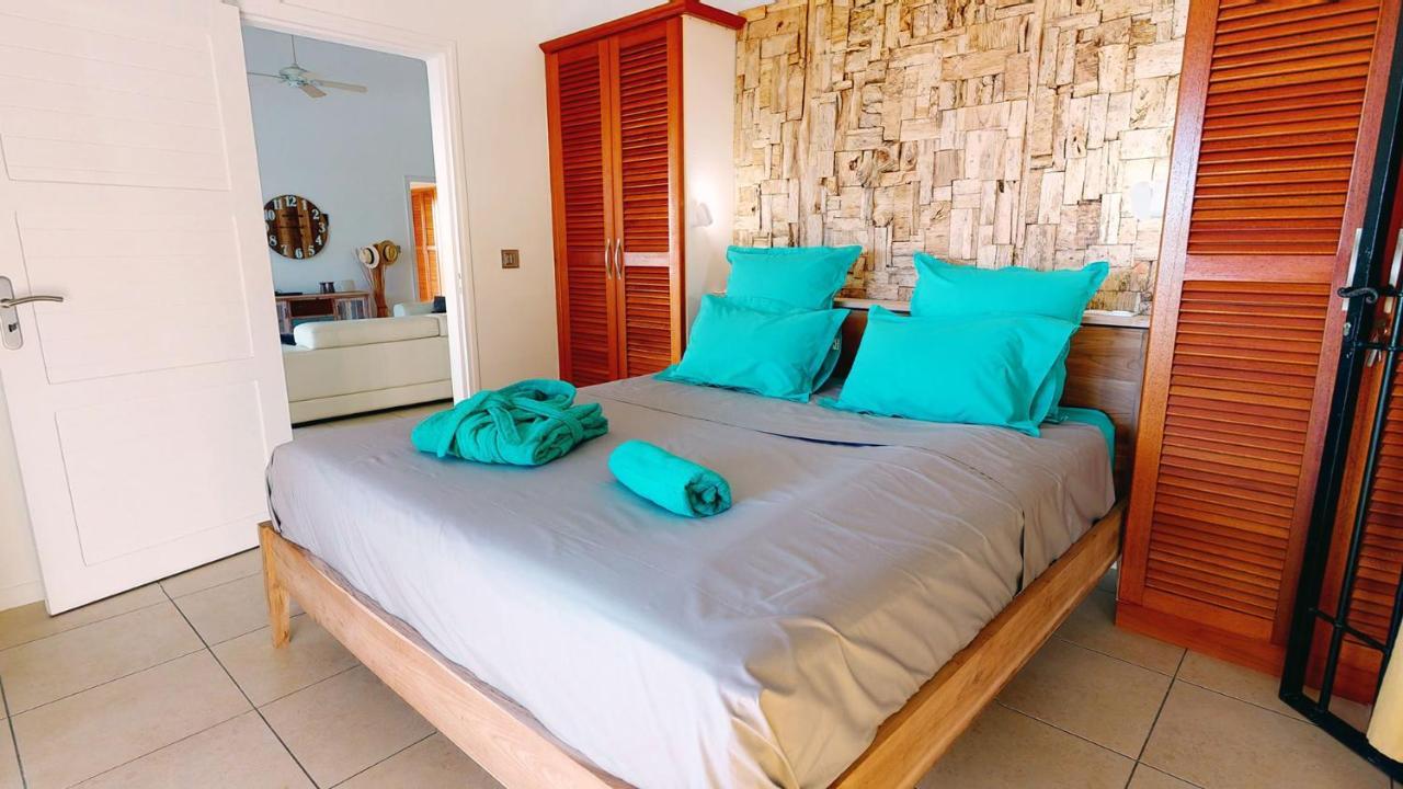 Villa Deluxe L'Hacienda Villa Vue Mer 180 Piscine Jacuzzi Proche Plage Marina Golf Pointe Des Chateaux Et Casino Jardin Clos Voyage Durable Saint-Francois  Ngoại thất bức ảnh