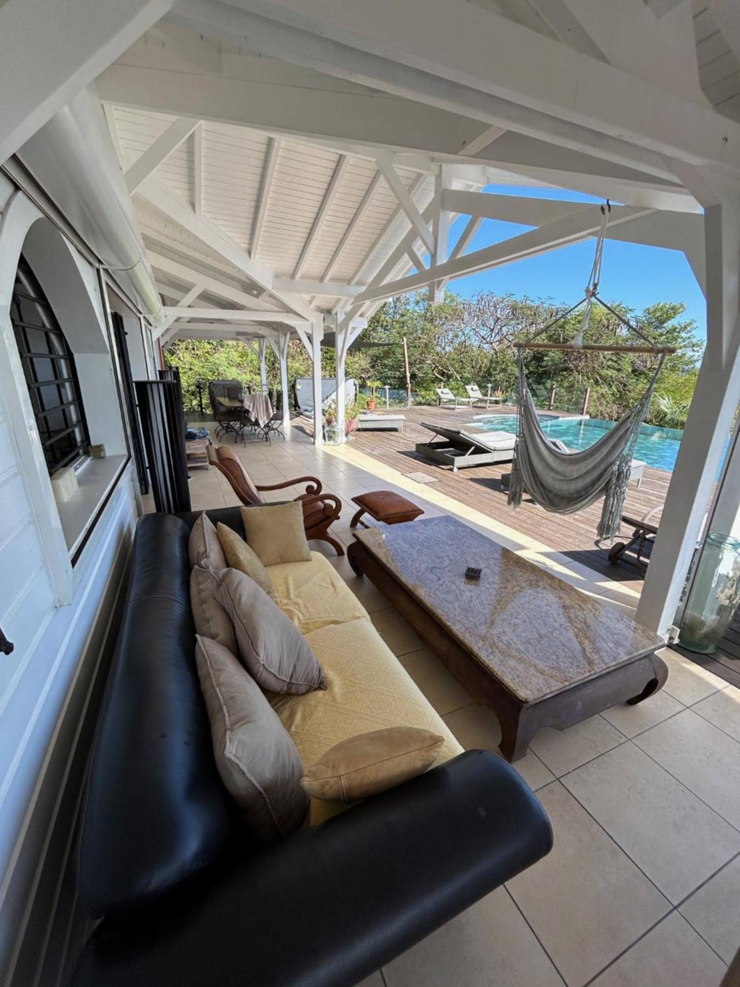 Villa Deluxe L'Hacienda Villa Vue Mer 180 Piscine Jacuzzi Proche Plage Marina Golf Pointe Des Chateaux Et Casino Jardin Clos Voyage Durable Saint-Francois  Ngoại thất bức ảnh