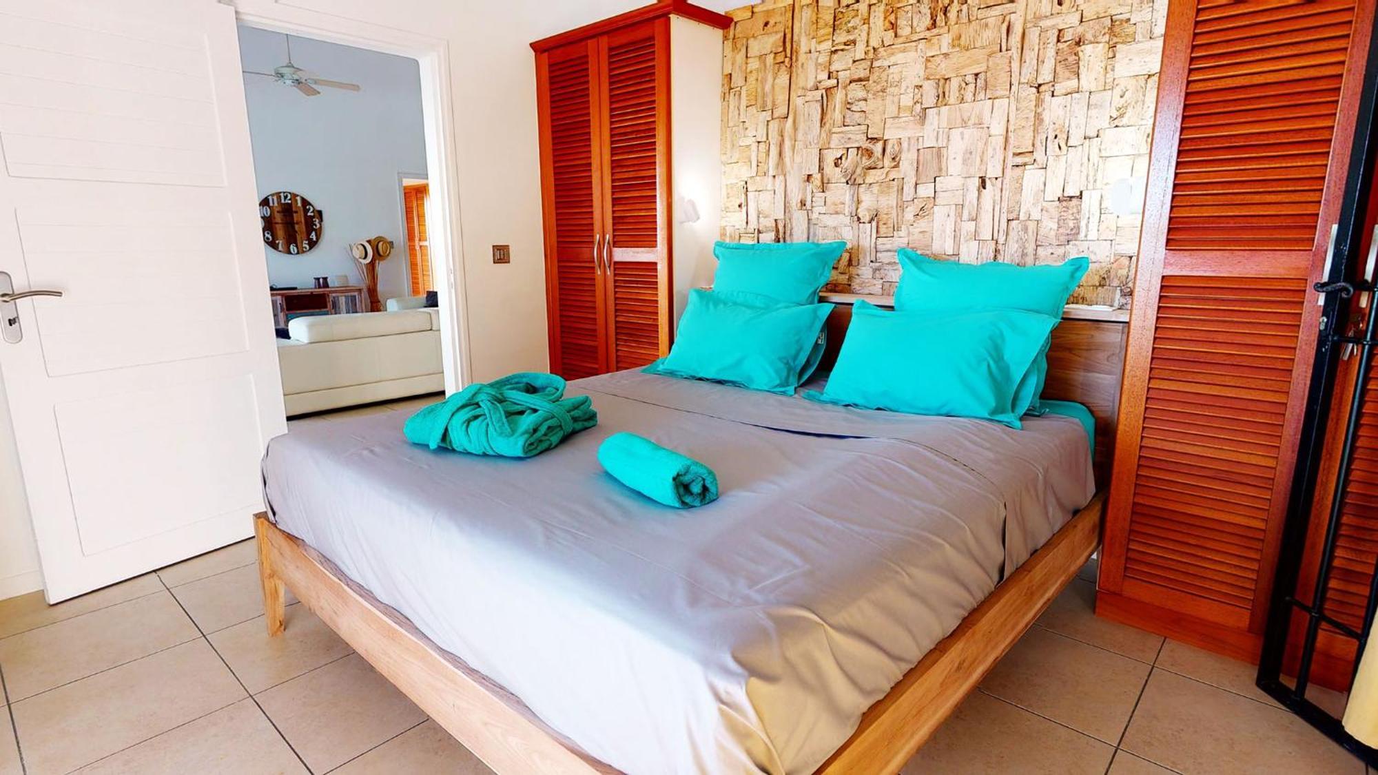 Villa Deluxe L'Hacienda Villa Vue Mer 180 Piscine Jacuzzi Proche Plage Marina Golf Pointe Des Chateaux Et Casino Jardin Clos Voyage Durable Saint-Francois  Phòng bức ảnh